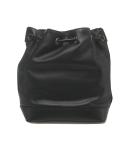 Bucket bag in leather