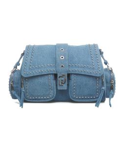 Saddle bag in denim