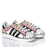 Adidas Superstar White, Pink