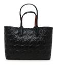 CHRISTIAN LOUBOUTIN 1245013 CM53 BLACK LEATHER CABATA SMALL BAG