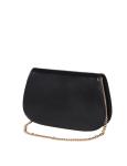 Tory burch clutch reva in black leather