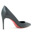 CHRISTIAN LOUBOUTIN 1240438 B439 BLACK LEATHER IRIZA 85 PUMPS