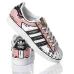 Adidas Superstar White, Pink