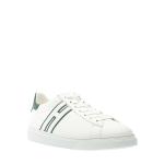 Sneakers Cassetta Pelle Bianco Dettagli Verde