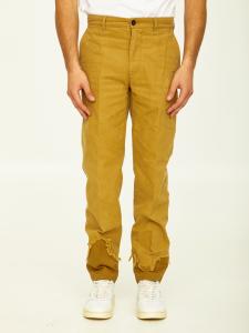 Camel cotton trousers