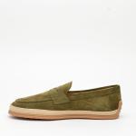 Mocassino Tod's In Pelle Scamosciata Verde