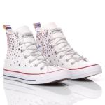 Converse Chuck Taylor Hi White, Violet