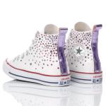 Converse Chuck Taylor Hi White, Violet