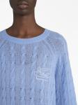 Etro Sweaters Clear Blue