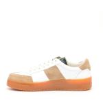 Sneakers Saint Sneakers Sailclub In Camoscio Marrone E Pelle Bianco