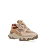 Sneakers Hyperactive In Camoscio E Tessuto Beige