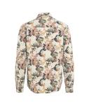 Overshirt with tropical print 