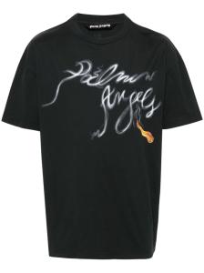 Palm Angels T-shirts And Polos Black