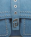 Saddle bag in denim