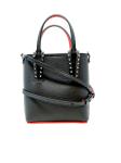 CHRISTIAN LOUBOUTIN 1215096 CM53 BLACK LEATHER MINI CABATA BAG