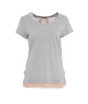 T-shirt with lace insert 