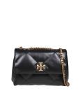 Tory burch kira small diamond quilted black color