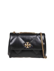 Tory burch kira small diamond quilted black color