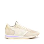 Sneakers Philippe Model Tzld In Camoscio E Tessuto Beige