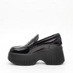 Mocassino Hogan H-stripes In Pelle Nero