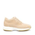 Sneakers Hogan Interactive In Camoscio Beige