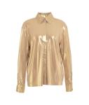 Blouse in metal look