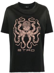 Etro T-shirts And Polos Black