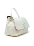 ZANELLATO 068090-0740000-Z1160 WHITE LINO POSTINA CAYMAN M LEATHER HANDBAG