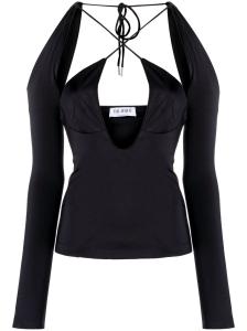 The Attico Top Black