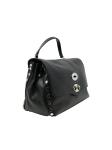 ZANELLATO 068010-0050000-Z0001 BLACK POSTINA DAILY GIORNO S LEATHER HANDBAG