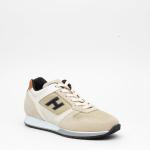 Sneakers Hogan H321 In Pelle Scamosciata Beige