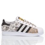 Adidas Superstar White, Gold