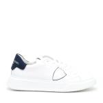 Sneakers Philippe Model Temple In Pelle Bianco