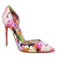 CHRISTIAN LOUBOUTIN 1240741 J646 MULTI LEATHER IRIZA 100 PUMPS