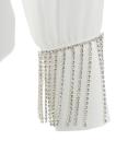 Body with rhinestone fringes