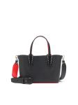 CHRISTIAN LOUBOUTIN 1205054 CM53 BLACK LEATHER CABATA MINI BAG