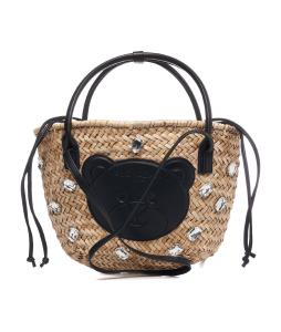 Raffia bucket bag "Samana"