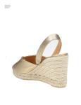 Castaner brisa espadrilles in metallic leather