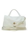 ZANELLATO 068010-0050000-Z1190 WHITE LEATHER POSTINA DAILY GIORNO M  HANDBAG