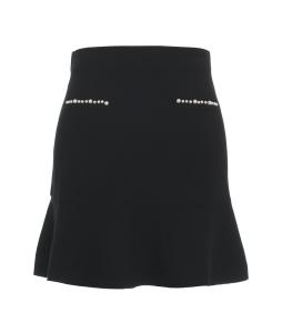 Mini skirt with beaded embroidery