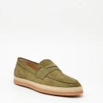 Mocassino Tod's In Pelle Scamosciata Verde