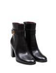 Tory burch black leather ankle boots