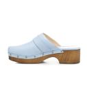 Nappa leather clogs