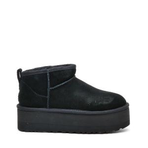 Stivaletto Ugg Platform In Camoscio Nero