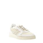 Sneakers Basket Pelle E Tessuto Bianco