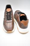 Hogan Flat Shoes Leather Brown