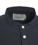 Shirt with mandarin collar 