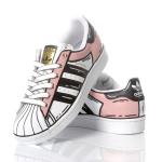 Adidas Superstar White, Pink