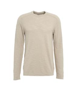 Long-sleeve shirt in linen blend