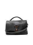 ZANELLATO 068010-0050000-Z0001 BLACK POSTINA DAILY GIORNO S LEATHER HANDBAG